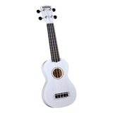 Ukulele Soprano Colorido Hamano U30wt Blanco