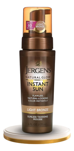 Bronceador Jergens Instantaneo Natural Glow Tono Medio 177ml