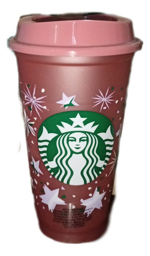 Vaso Reusable Starbucks Chrismas 2023 Cambia De Color
