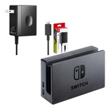 Dock Base De Carga Y Cable Nintendo Switch Nuevo Original