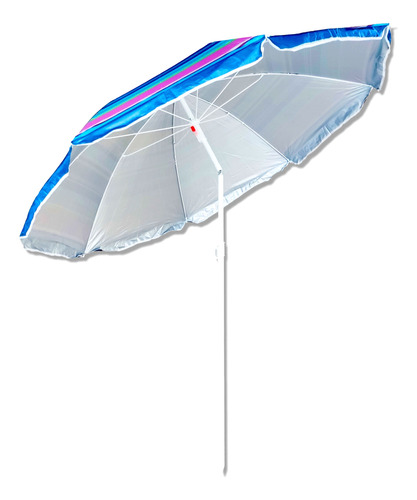 Sombrilla Playa Playera 1.60 Mts Reclinable Aluminizada Bz3