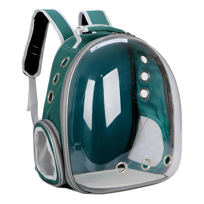 Mochila De Viaje For Perros Y Gatos, Verde A