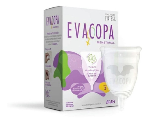Eva Copa Copita Menstrual Silicona Reutilizable Ecológica 3