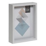 Marco Madera Box Con Profundidad Blanco 20x30 Cm