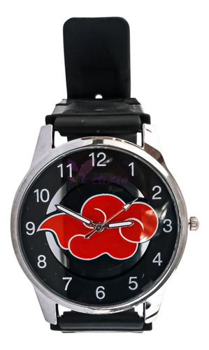 Naruto Reloj Pulsera Diseño Nube Akatsuki Análogo Ajustable