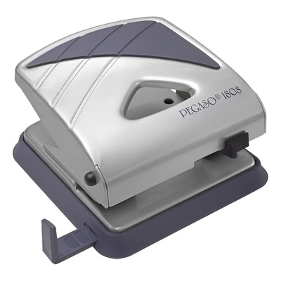 Perforadora Pegaso Mediana Metalica 8cms - 1808 \u002Fvc Color Gris | Envío gratis