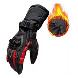 Guantes De Moto Cálidos, Impermeables Y Táctiles Q