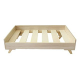 Cama Elevada De Madera Para Perros Midlee - Grande