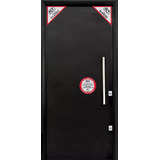 Puerta Lisa 100x200 De Seguridad Chapa Pesada 18 Bunker Fct