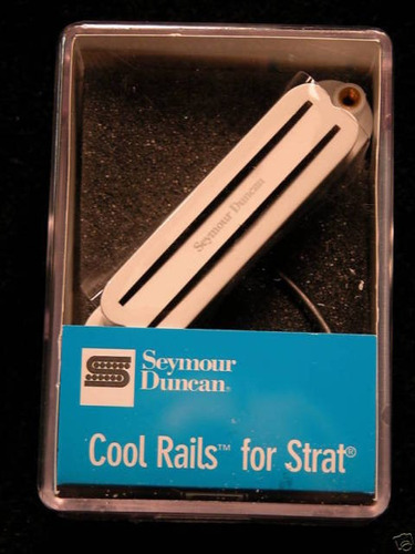 Pastilla Seymour Duncan Scr-1n Cool Rails Strat White