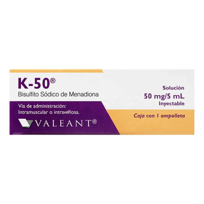 K-50 Solución Inyectable, 1 Ampolleta 5 Ml | Envío gratis