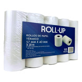 10 Rollos Papel Térmico 57x40 Impresora De Tickets 58mm Pos