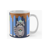 Taza Bebida Caliente Oso & Mapaches - Montañas Calidad Premi