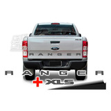 Calco Ford Ranger Portón Gris Oscuro Borde Negro + Xls