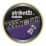 Chumbinho Strike Diabolô 5,5 Technogun 125un Alta Precisão