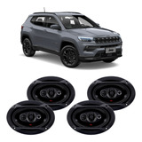 Kit Alto Falantes 4 Portas Jeep Compass Jbl 6x9 Polegadas