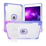 Funda iPad 2021 10.2 Zonefoker 9/8/7 Gen Púrpura Claro/azul