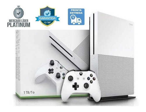 Console Xbox One S 1tb 4k Ultra Hd Original Lacrado Com Nf-e