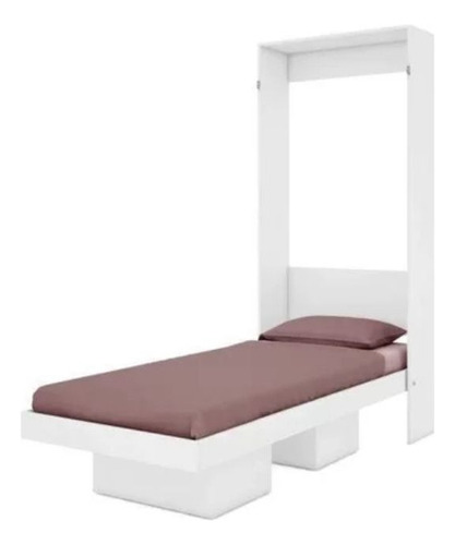 Cama Rebatible Vertical Con Estantes Ad