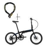 Bicicleta Plegable Tern B8 Negro Básica + Candado 8120