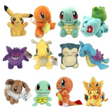 Peluches Pokemon Pikachu Charmander Bulbasaur Squirtle Evee 