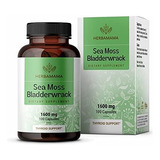 Cápsulas Vacías Herbamama Sea Moss & Bladderwrack Capsules Color Natural