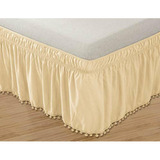 Elegant Comfort Funda Elástica Para Cama Beige King Sizes