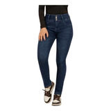 Jeans Skinny Forrado De Polar Elasticado Push Up