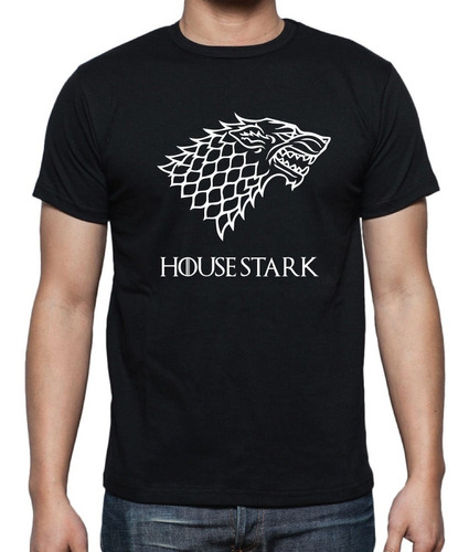 Remera Unisex Game Of Thrones Got House Stark 100% Algodón