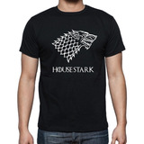 Remera Unisex Game Of Thrones Got House Stark 100% Algodón
