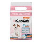 Paño Pet Educativo Cancat X10 Unidades 60x60 Cm Adhesivos