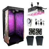 Kit Carpa Cultivo Indoor Completo 60x60 Panel Led 300w