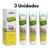 Kit 3 Pomadas Massagem Canela De Velho Apinil 150g 