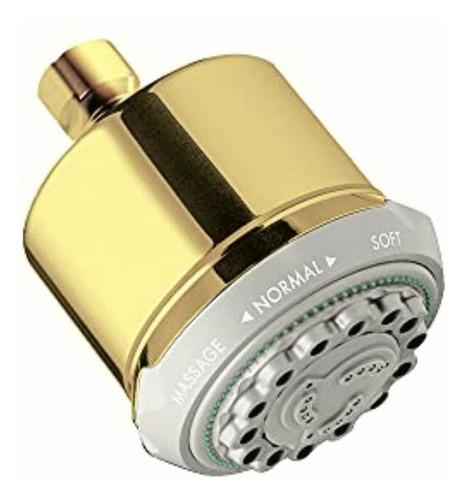 Hansgrohe Clubmaster Cabezal De Regadera, Polished Brass