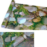 Papel Vinilo Adhesivo Piedra Tapiz 10 M X 45 Cm Naturaleza 