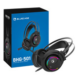 Headset Gamer Com Microfone Led 7 Cores Bluecase - 50mm