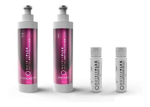 Shampoo+crema Antipollution-nutrivplex Exiline500ml+2ampoll