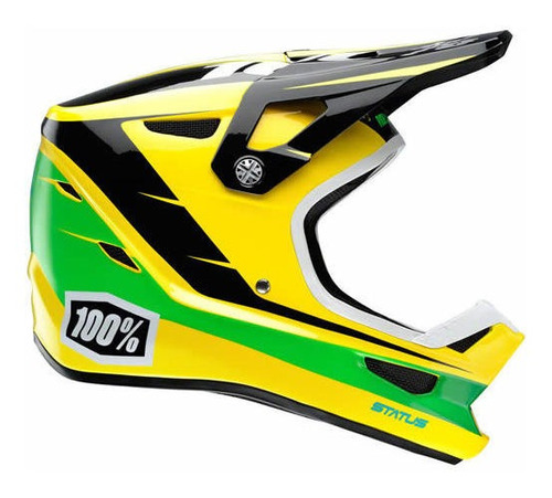 Casco Deportivo 100% Status Enduro Bmx Downhill Mtb 