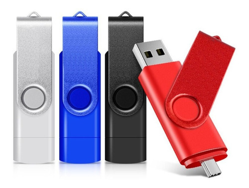 Pen Drive Para Celular 64gb 3 Interfaces Type-c + Micro-b