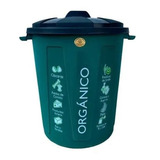 Cesto, Prácti Bote De Basura 80 Lts Verde Código Orgánico