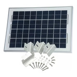 Panel Solar 10w Policristalino Con Soportes Enertik