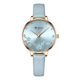 Reloj De Pulsera Watch Quartz Para Mujer, 3 Atm, A La Moda