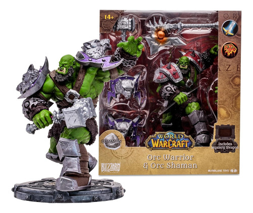 Figura Orc Warrior Common World Of Warcraft Mcfarlane M4e 
