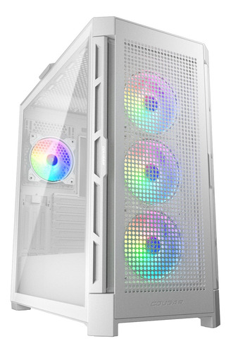 Gabinete Gamer Modelo Air Face Pro Rgb White 385ad10.0004