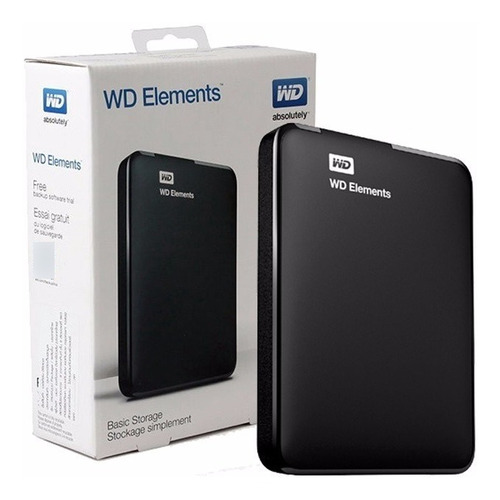 Disco Rigido Externo Portatil 1tb Wd Western Digital Usb 3.0