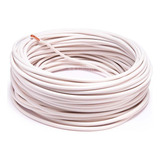 Cable Flexible Automotriz Calibre 12 Blanco Rollo 30 Mts