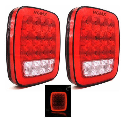 Par Plafon Jeep Led Aro Gel Ojo Angel Camion Tracto Trailer