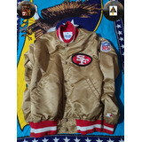 Chamarra Golden Bomber 80s Starter Nfl 49ers San Francisco 