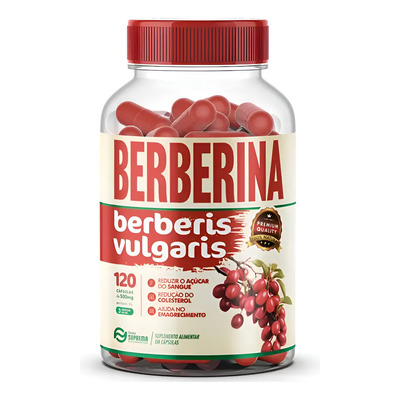 Berberina Premium Forma Suprema 100% Natural 120 Cápsulas Sin Sabor | Envío gratis