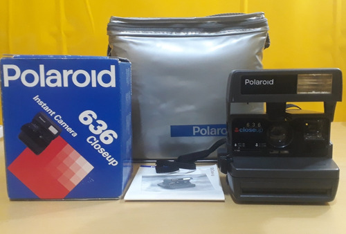 Câmera Polaroid 636 Close-up/ Na Caixa + Bolsa Térmica Orig.